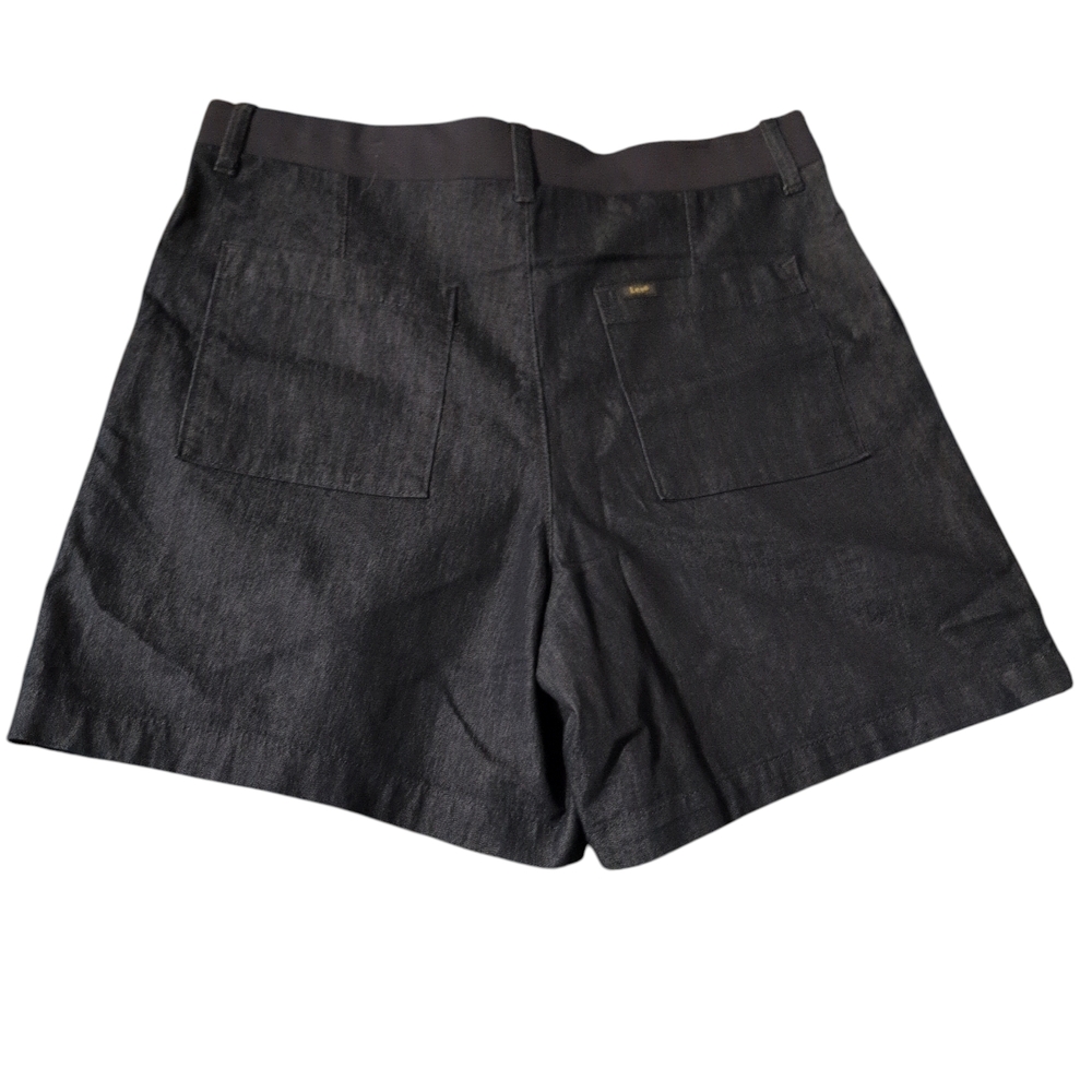 Nwt Lee Comfort Waistband Women's Fresno Denim 6" Short Stretch 14 - Picture 2 of 8